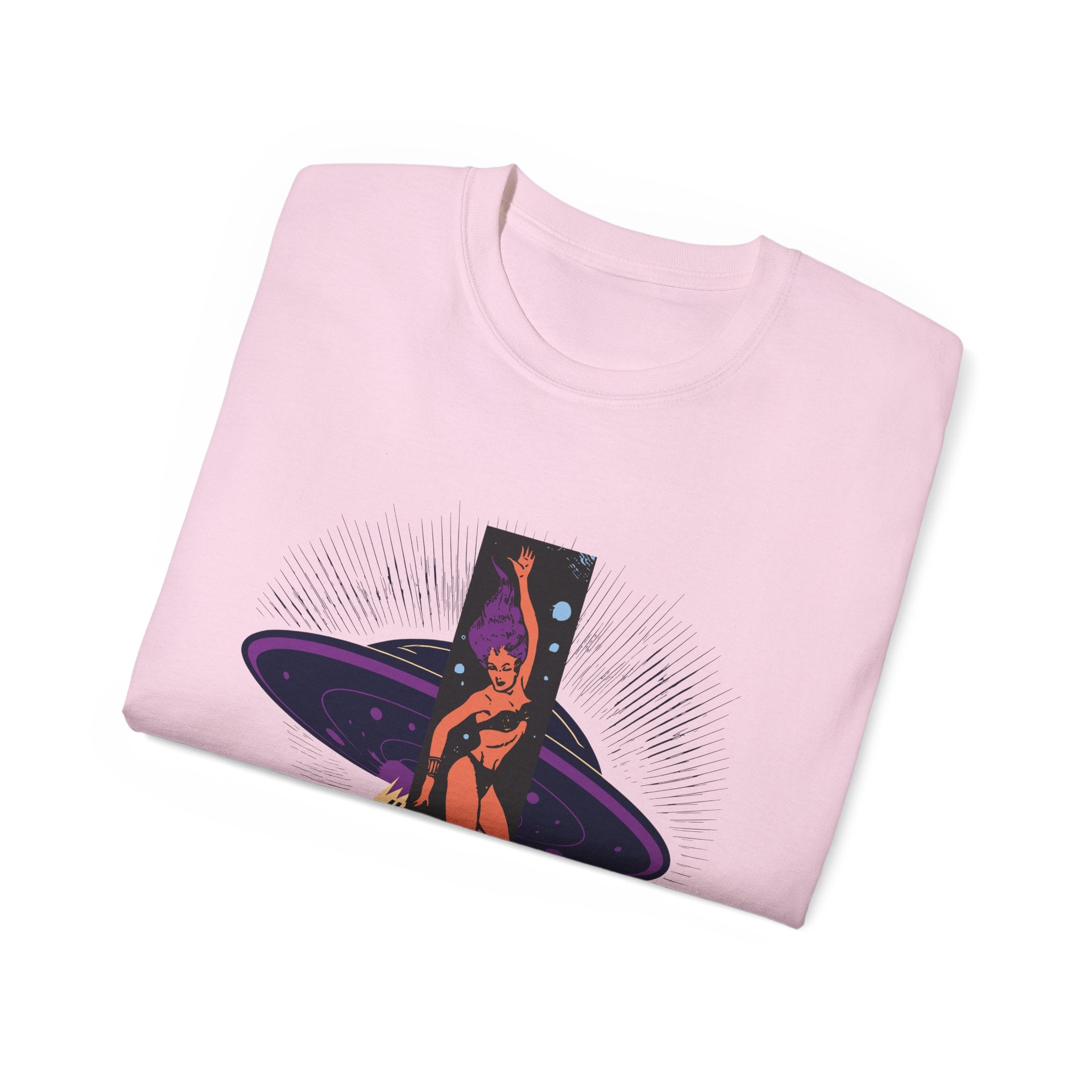 Space Warrior - Unisex Cotton Tee (Front) - Damned Threads